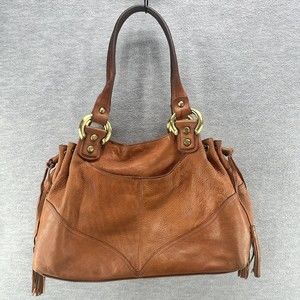 Marshall Fields Brown Leather Shoulder Handbag ( PU2)